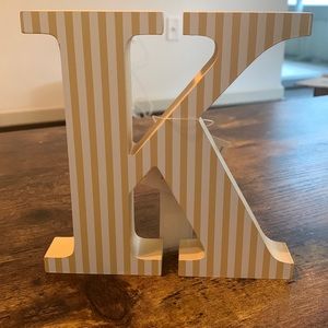 Ashland Tabletop Decor letter "K"
